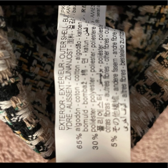 ZARA TEXTURED PLAID PINAFORE DRESS - Picture 13 of 13